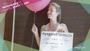Yoga Video Weltyogatag 2018: #yogaistfürmich