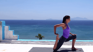 Yoga Video Sich öffnen um zu empfangen